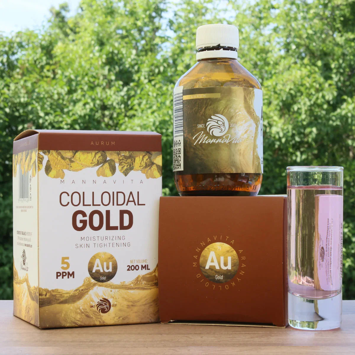 Mannavita Colloidal Gold 5 PPM • 200 ml - Mannavita
