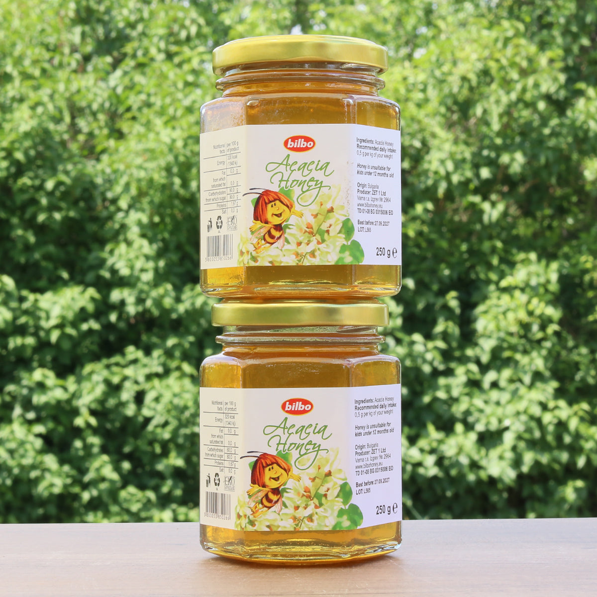 Miere crudă de acacia Bilbo • 250 g