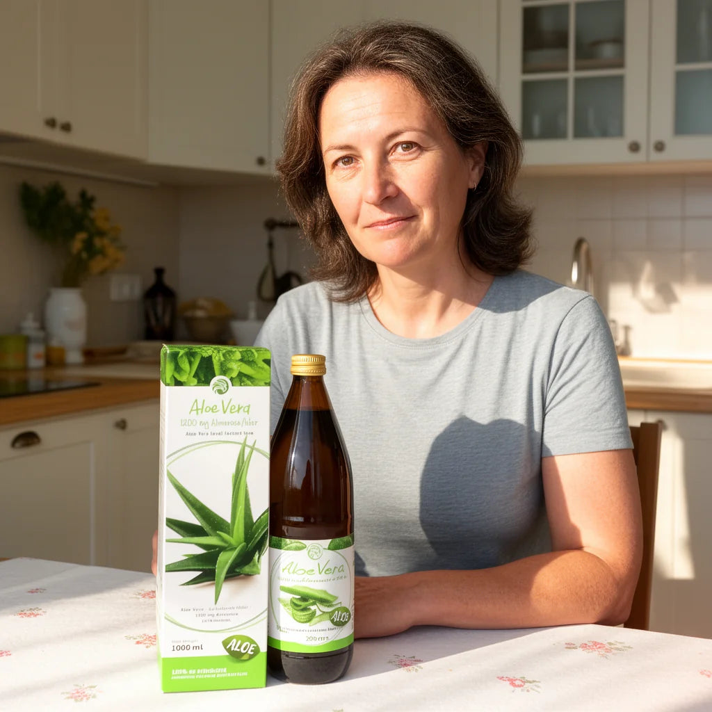 Mannavita Aloe vera 100% gepresster reiner Saft • 1000 ml