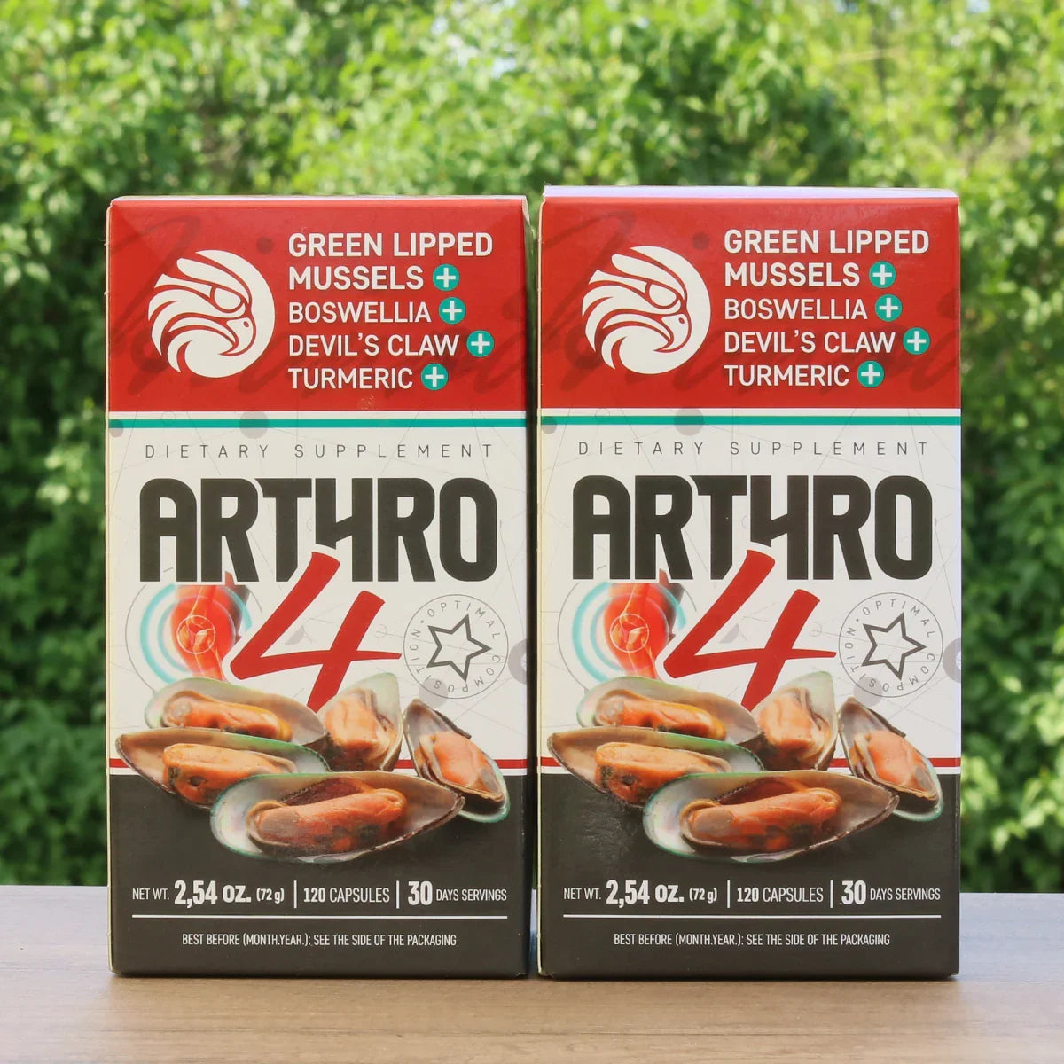 ARTHRO4 • Joint + cartilage complex • with Green-lipped mussel • 120 capsules - Mannavita