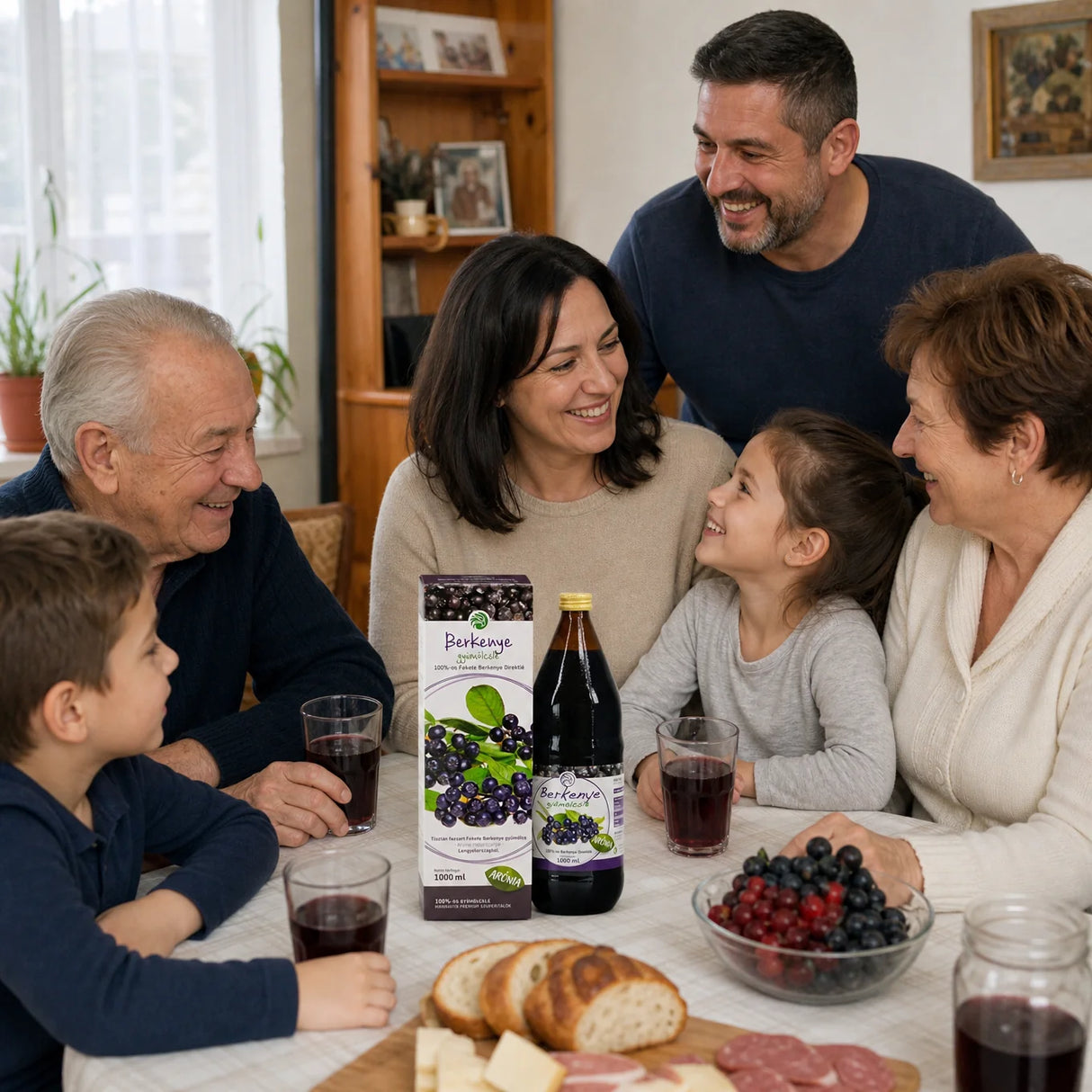 Mannavita succo di Aronia, puro spremuto al 100% • 1000 ml