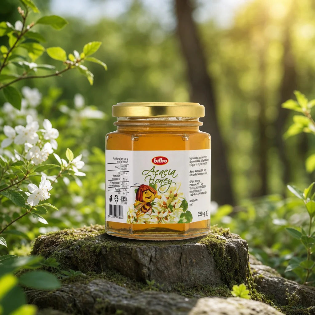 Bilbo sirovi kakao med • 250 g