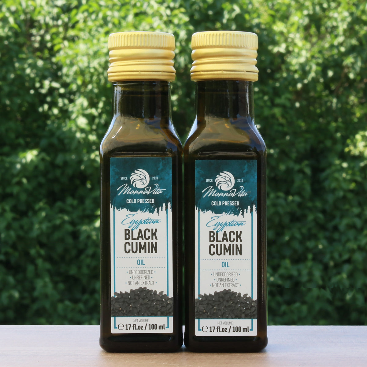 Óleo de sementes de cominho-preto prensado a frio Mannavita • 100 ml