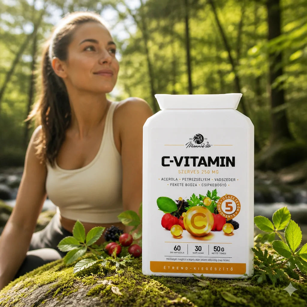 Mannavita kompleks Vitamina C • 250 mg bioaktivno • 60 kapsula