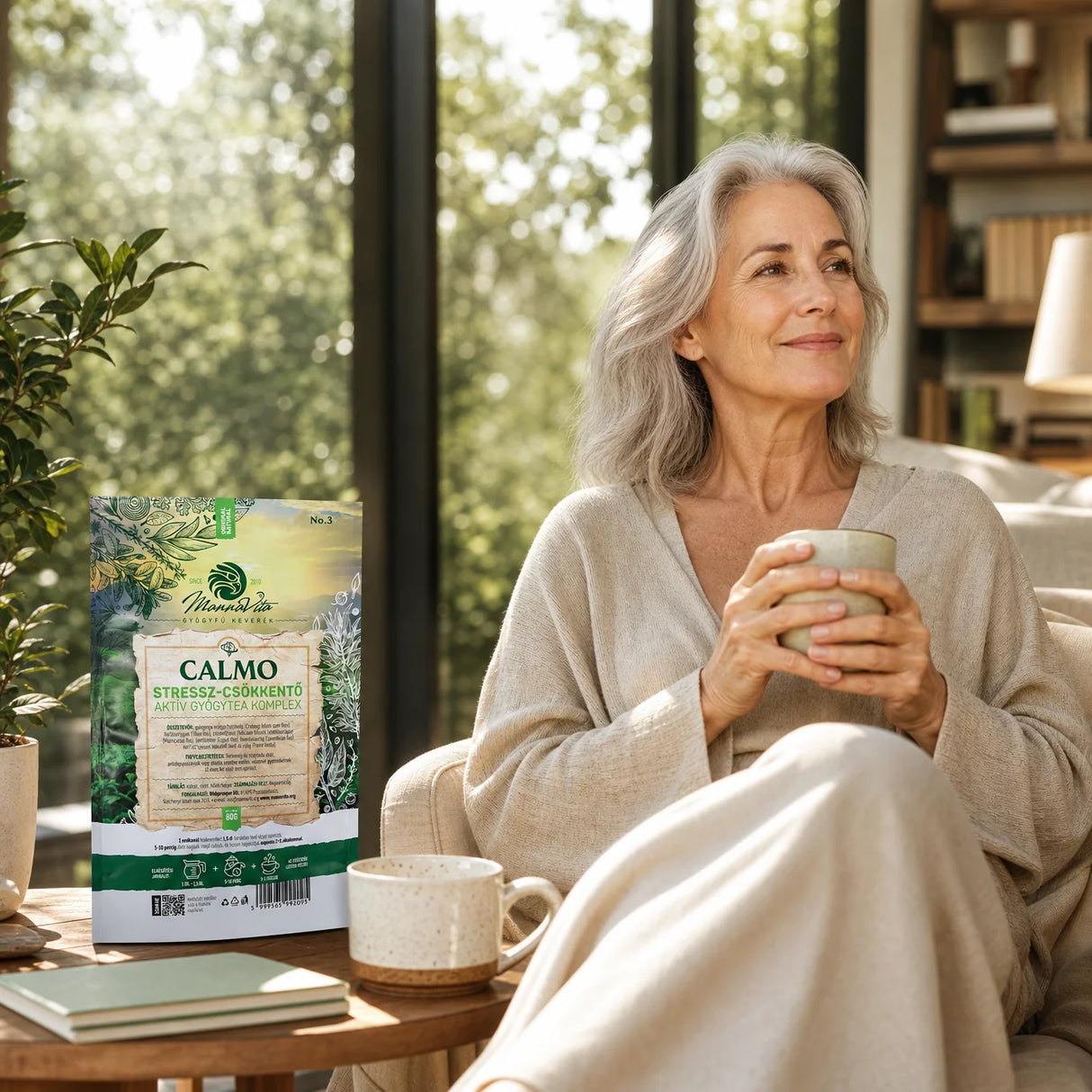 CALMO Stress-relief active herbal tea blend • 80g