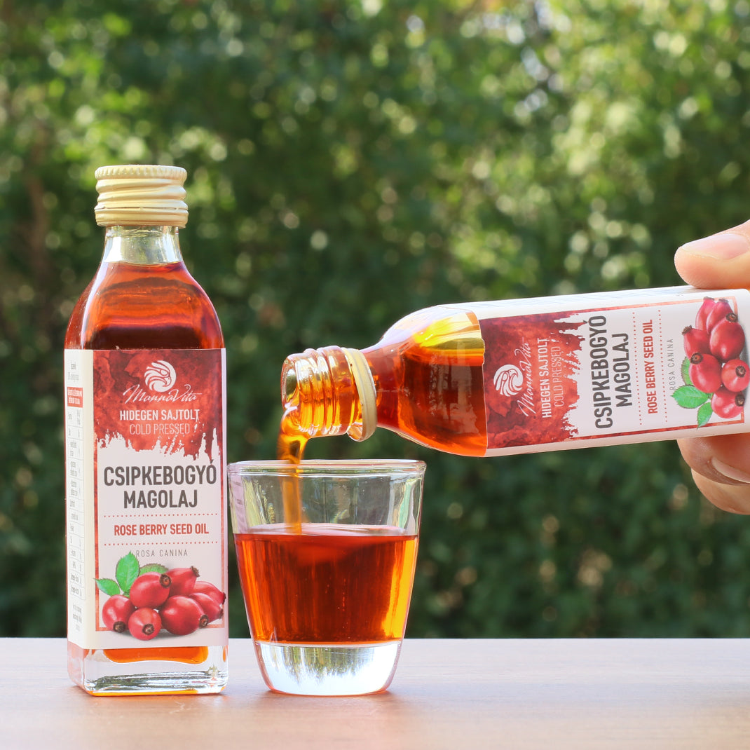 Mannavita ungersk kallpressad nyponfröolja • 40 ml