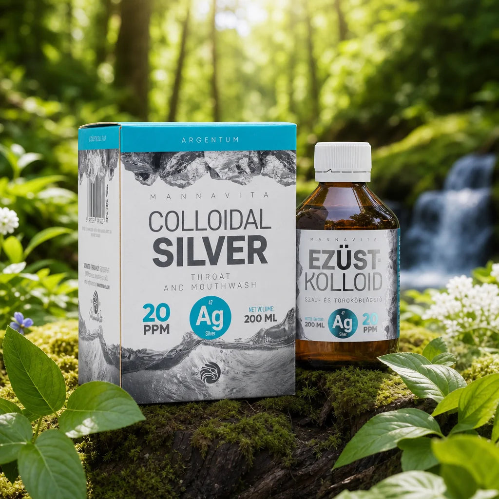 Mannavita Colloidal Silver 20 PPM • 200 ml