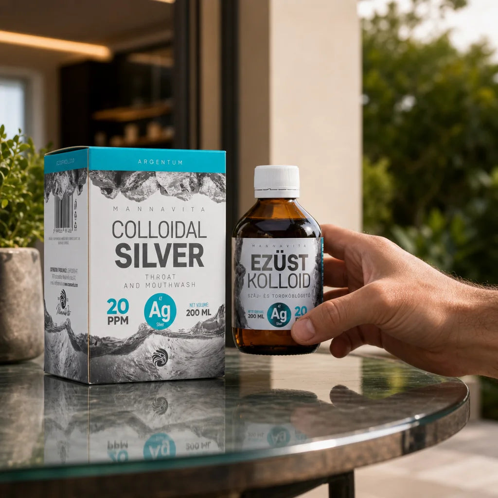 Mannavita Colloidal Silver 20 PPM • 200 ml