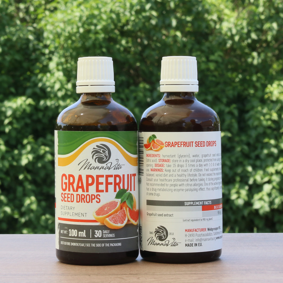 Mannavita Grapefruit Seed extract drops • 100 ml