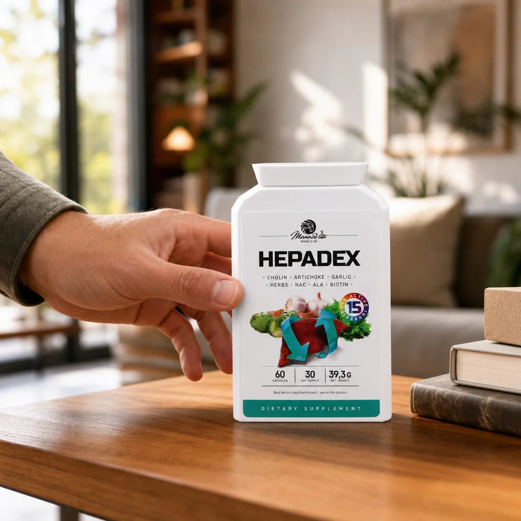 Complexo HEPADEX regenerador do fígado e promotor da saúde hepática • 60 cápsulas