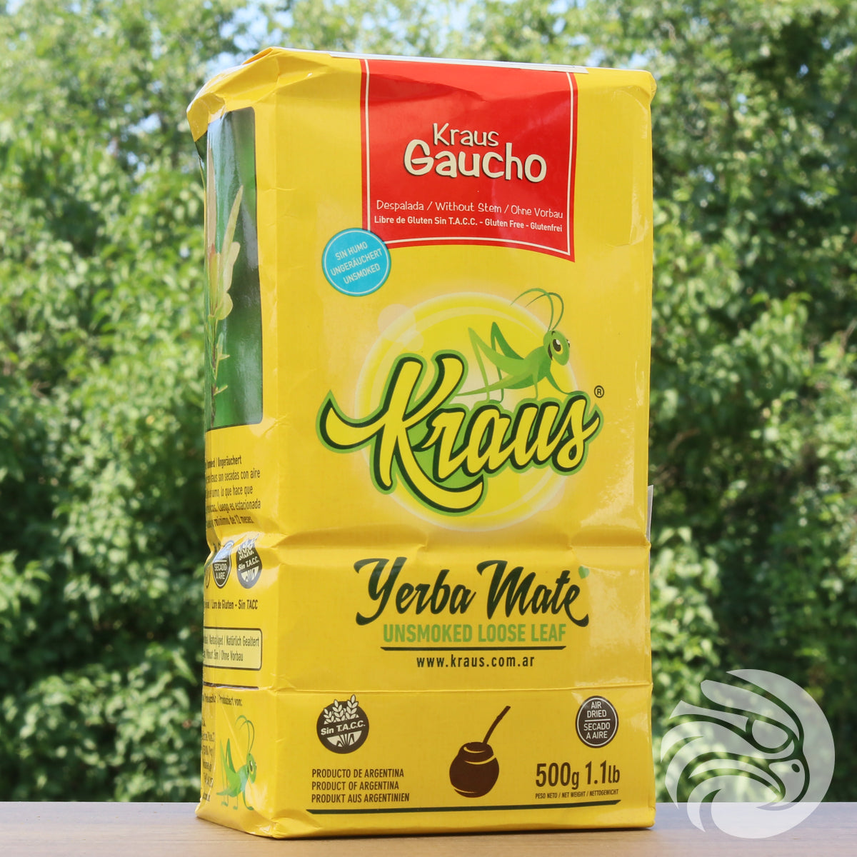 Kraus yerba mate • Gaucho, sin palo – bez patyczków • 500 g