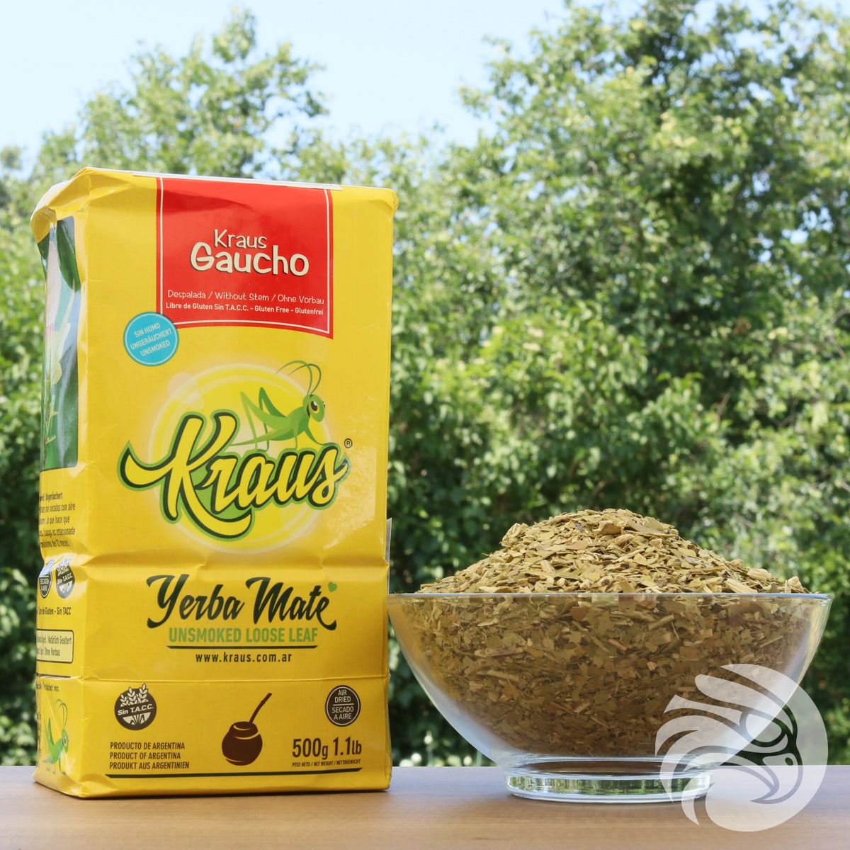 Kraus yerba mate • Gaucho, sin palo – bez patyczków • 500 g