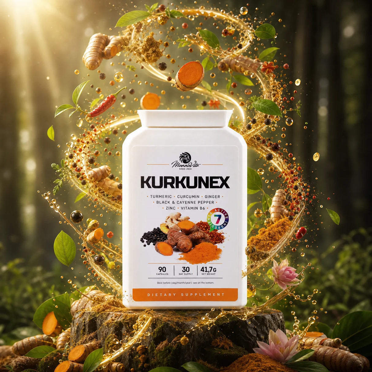KURKUNEX turmeric extract complex • 90 capsules