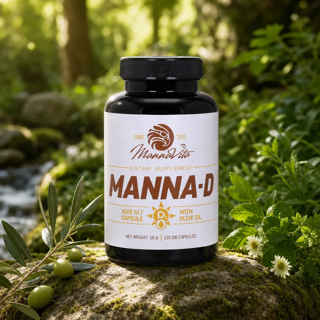 MANNA-D D3 Vitamin in olive oil 4000 IU • 120 capsules