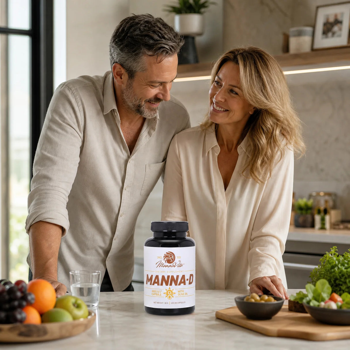 MANNA-D D3 Vitamin in olive oil 4000 IU • 120 capsules