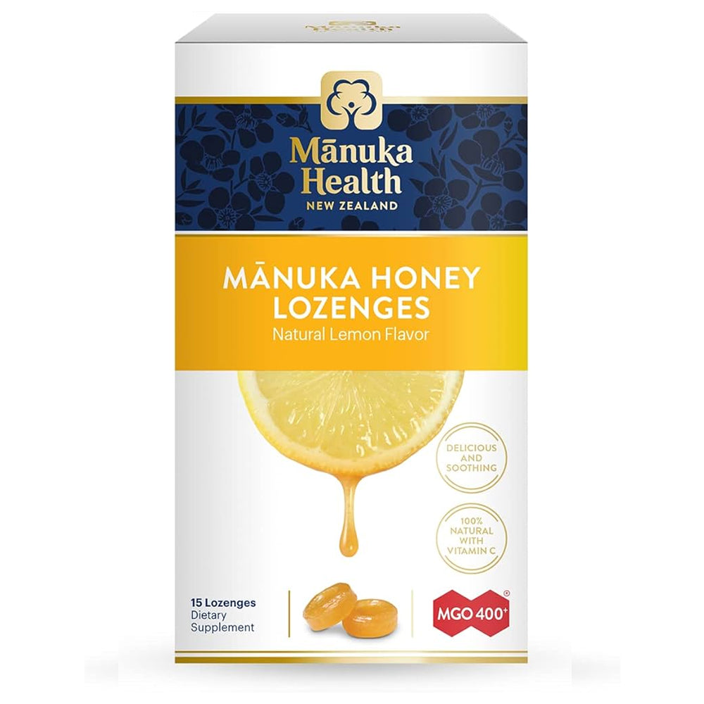 Manuka honey Lozenges with Natural Lemon • 15 pcs.