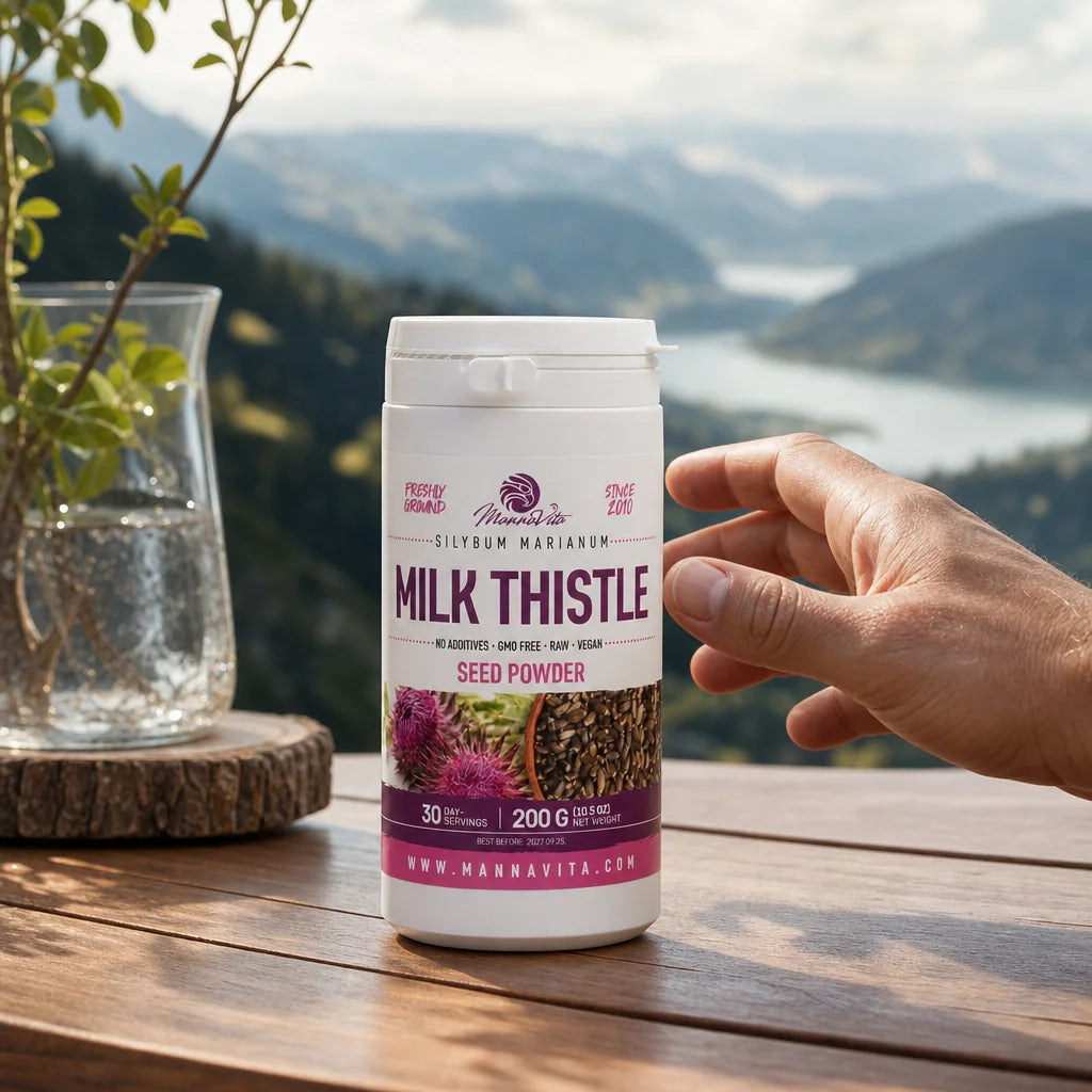 Mannavita Milk Thistle seed powder • 200 g