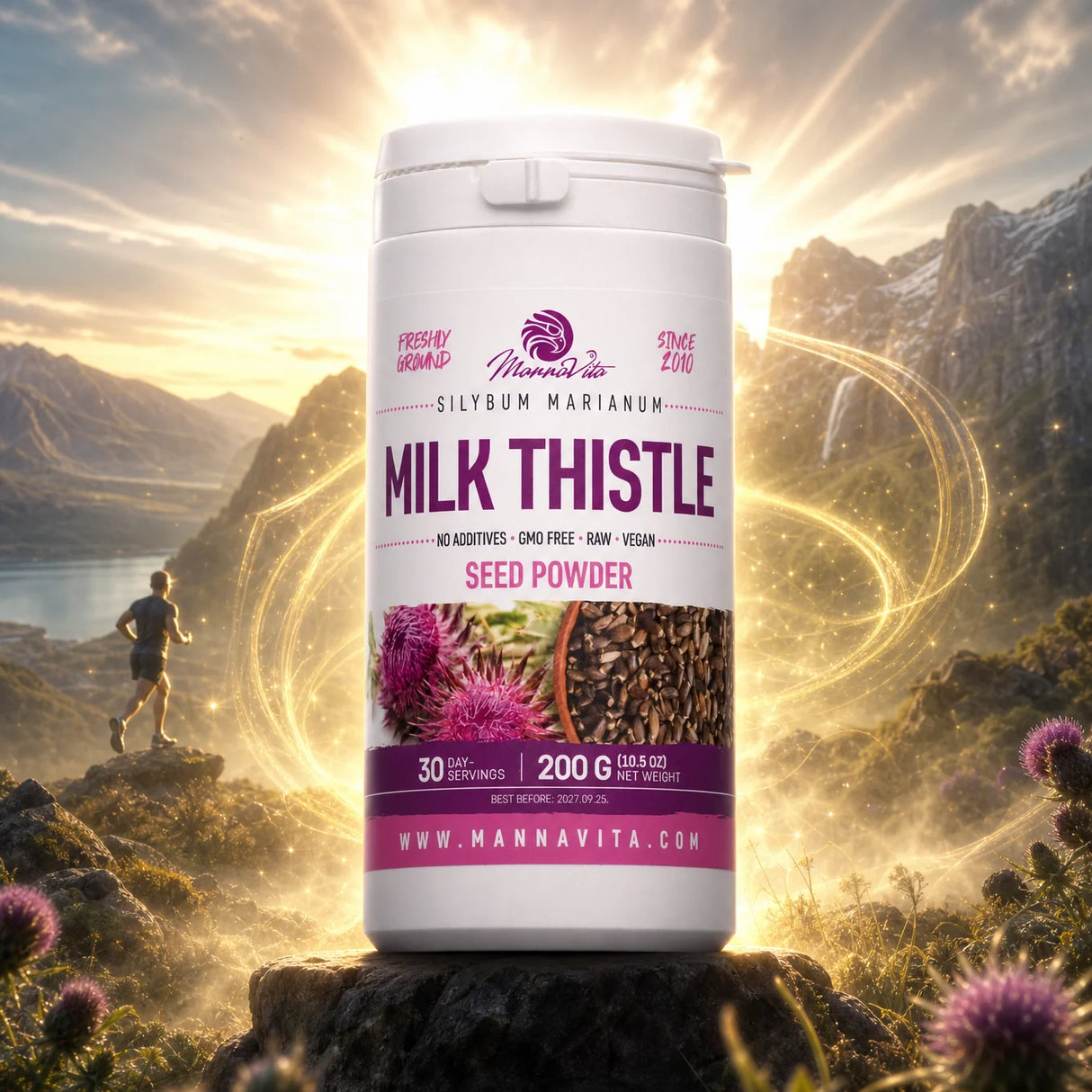 Mannavita Milk Thistle seed powder • 200 g