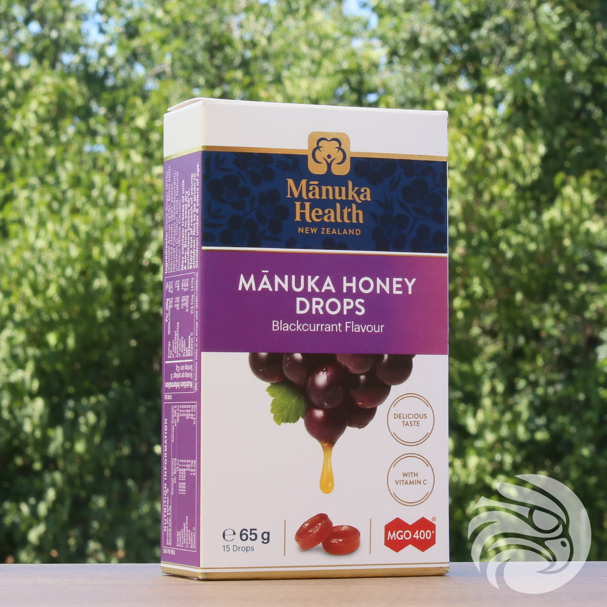 أقراص عسل مانوكا مع الكشمش الأسود • 15 قطعة