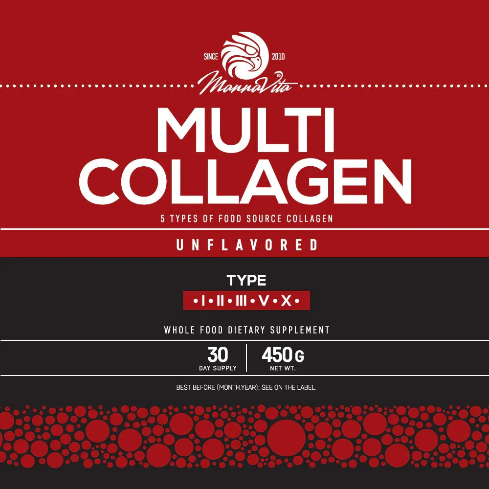 Mannavita Multi collagen powder • Unflavored • 450g - Mannavita