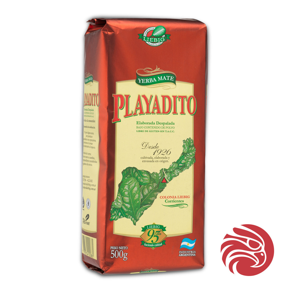 Yerba mate Playadito • Elaborada bez łodyżek • 500 g