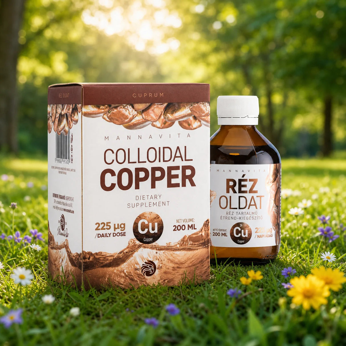 Mannavita Cobre Coloidal 225µg / dosis diaria • 200ml