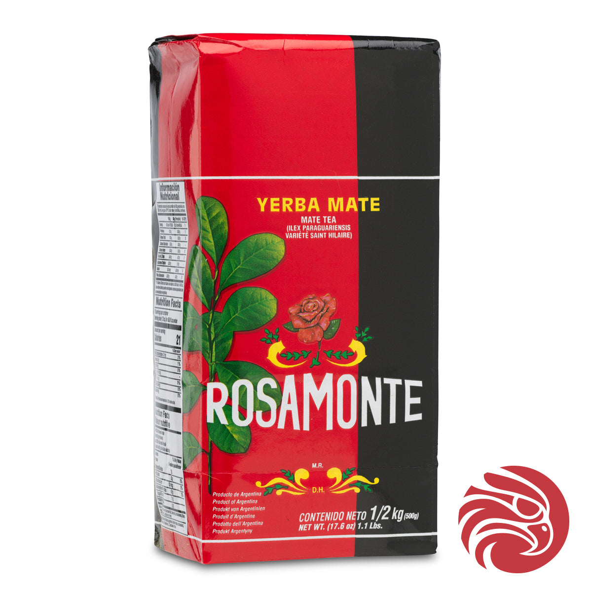 Thé yerba maté Rosamonte • Élaboré avec tiges • 500 g