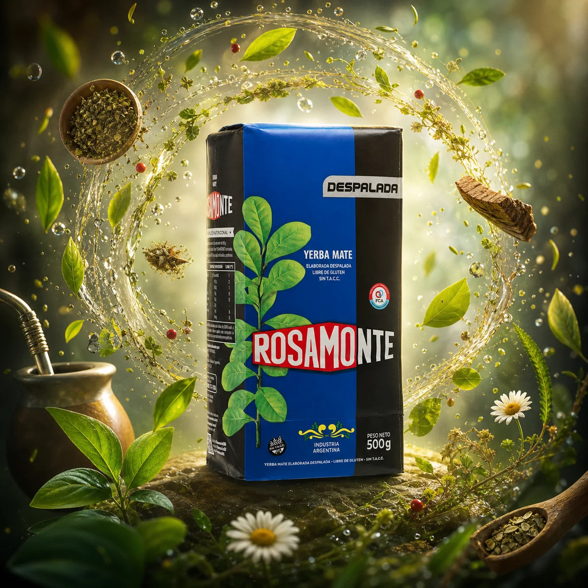 Chá de yerba mate Rosamonte • DESPALADA • 500 g
