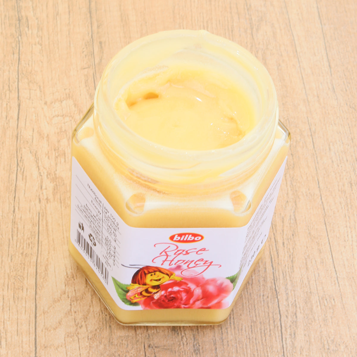 Bilbo rå rosehonning • 230 g