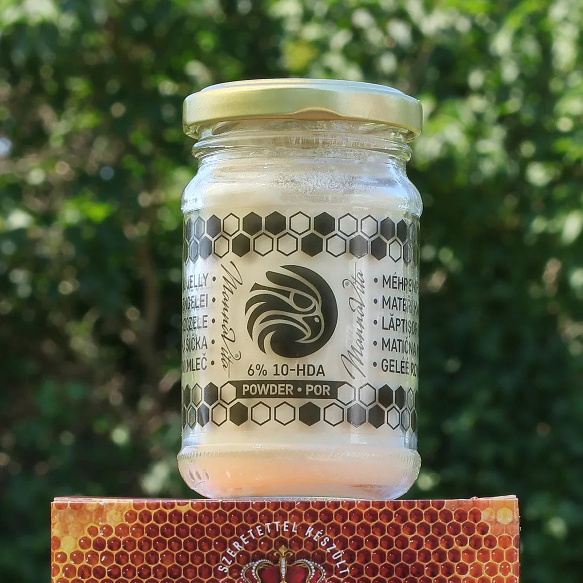 Concentrated Royal Jelly POWDER with 6% 10-HDA content • 60 g - Mannavita