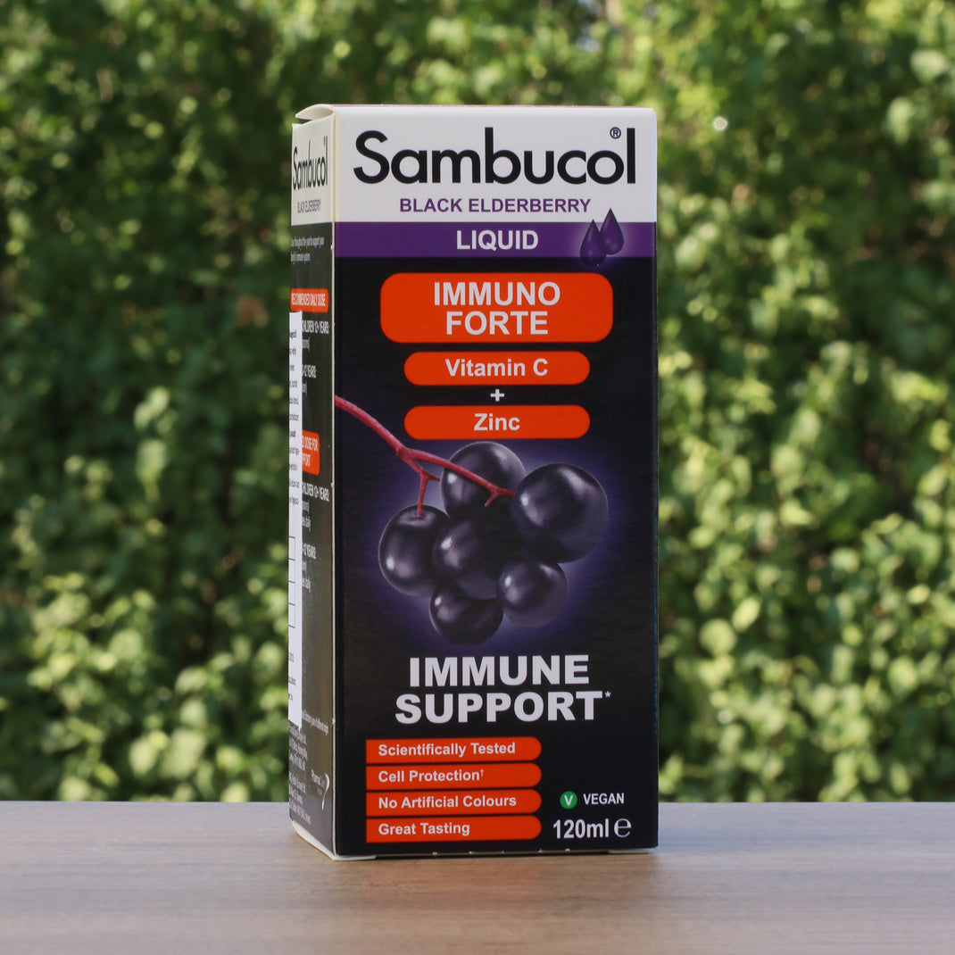 Sambucol black elderberry syrup, Immuno Forte • 120 ml