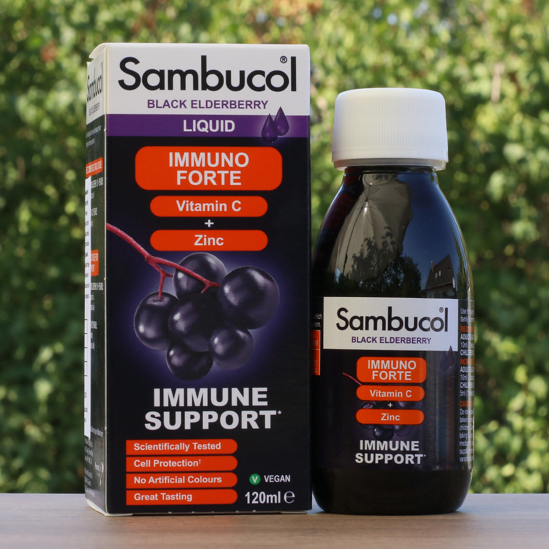 Sambucol black elderberry syrup, Immuno Forte • 120 ml