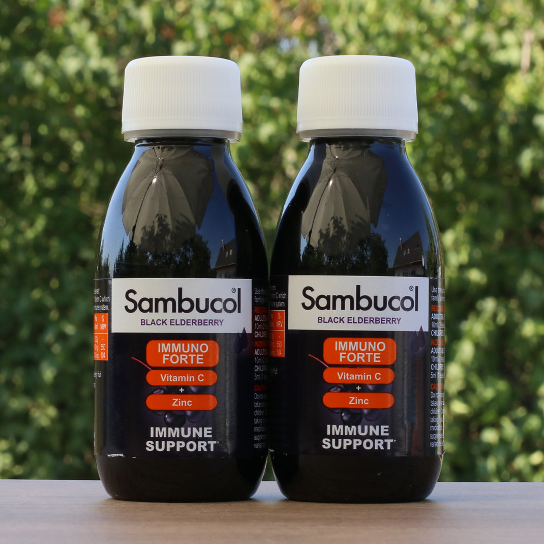 Sambucol black elderberry syrup, Immuno Forte • 120 ml