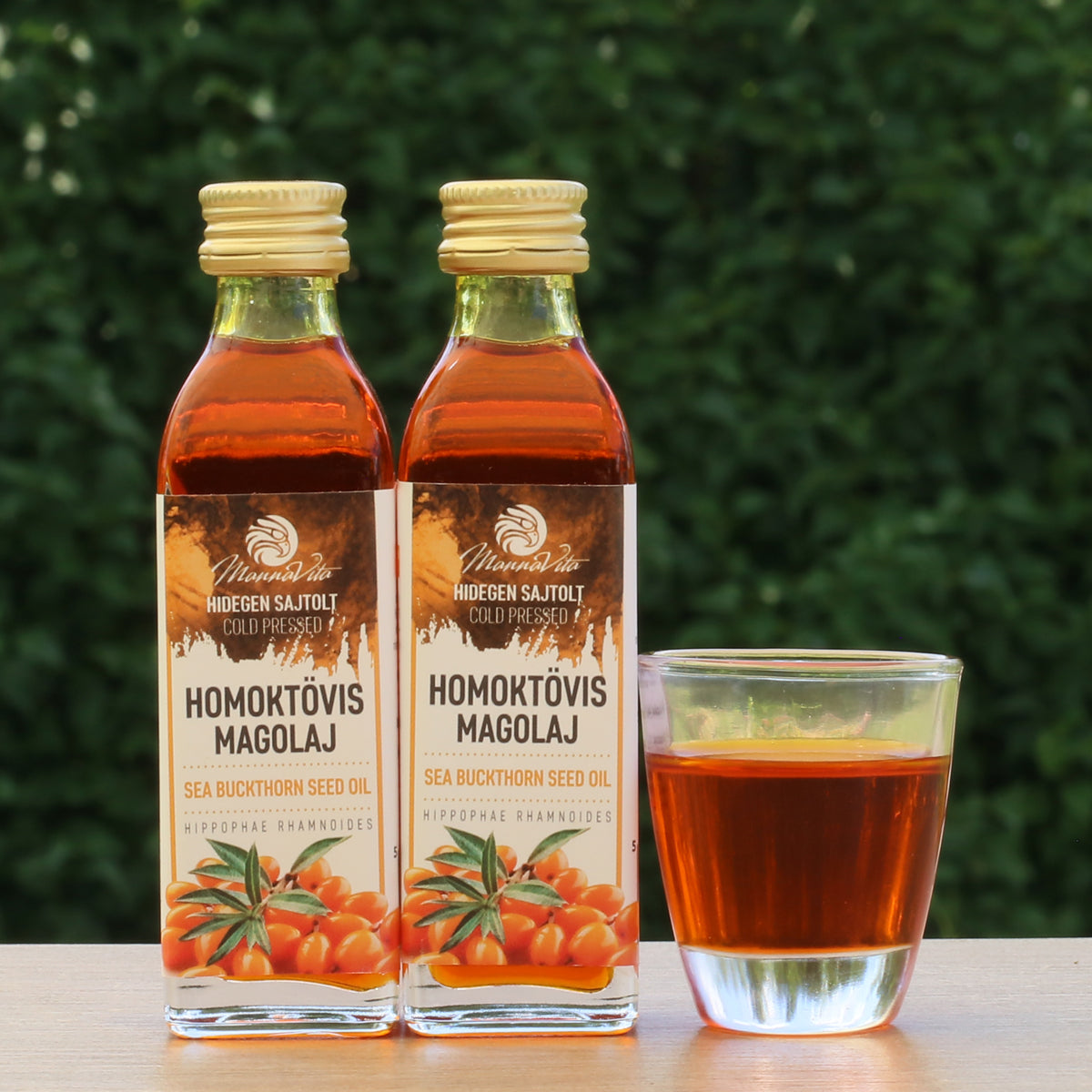 Mannavita Ungarisches kaltgepresstes Sanddornkernöl • 40 ml