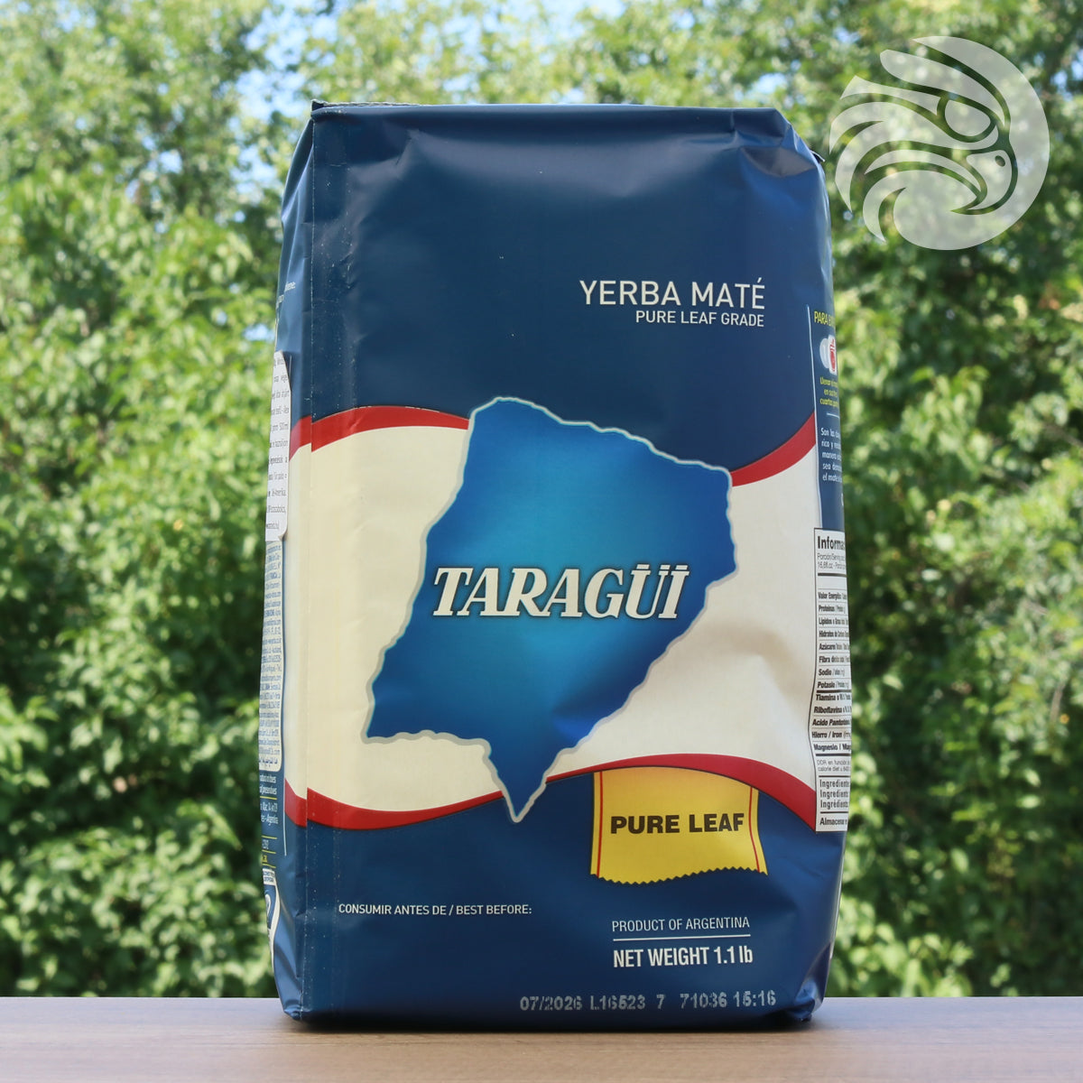 Herbata yerba mate Taragüi • Czyste liście – Sin palo • 500 g