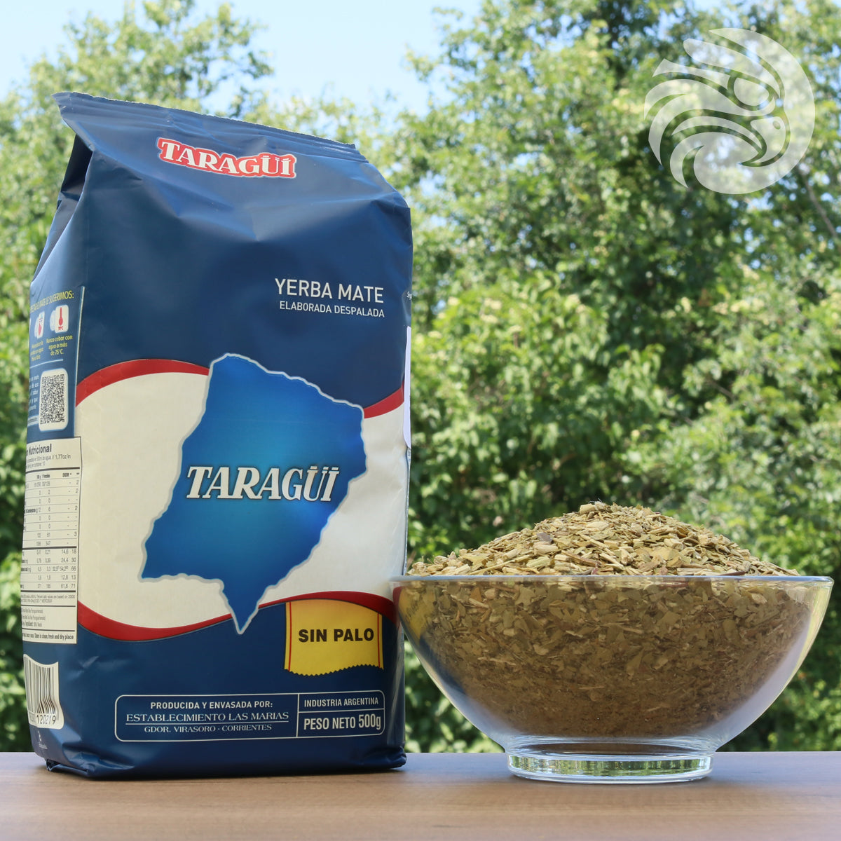 Herbata yerba mate Taragüi • Czyste liście – Sin palo • 500 g