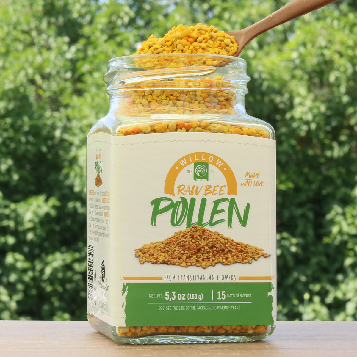 Mannavita • Pollen d'abeille cru de Saule • 150g