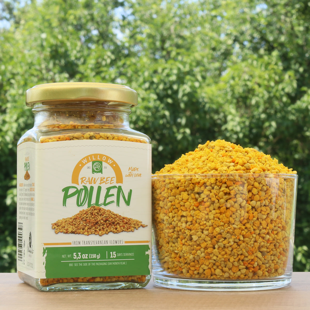 Mannavita • Pollen d'abeille cru de Saule • 150g