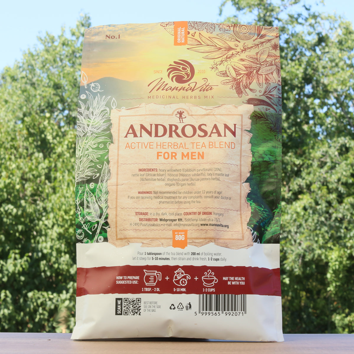 ANDROSAN active herbal tea blend for Men • 80g