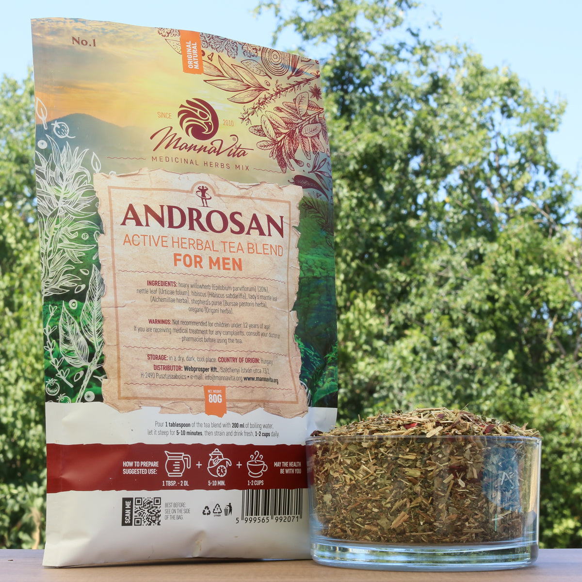 ANDROSAN active herbal tea blend for Men • 80g