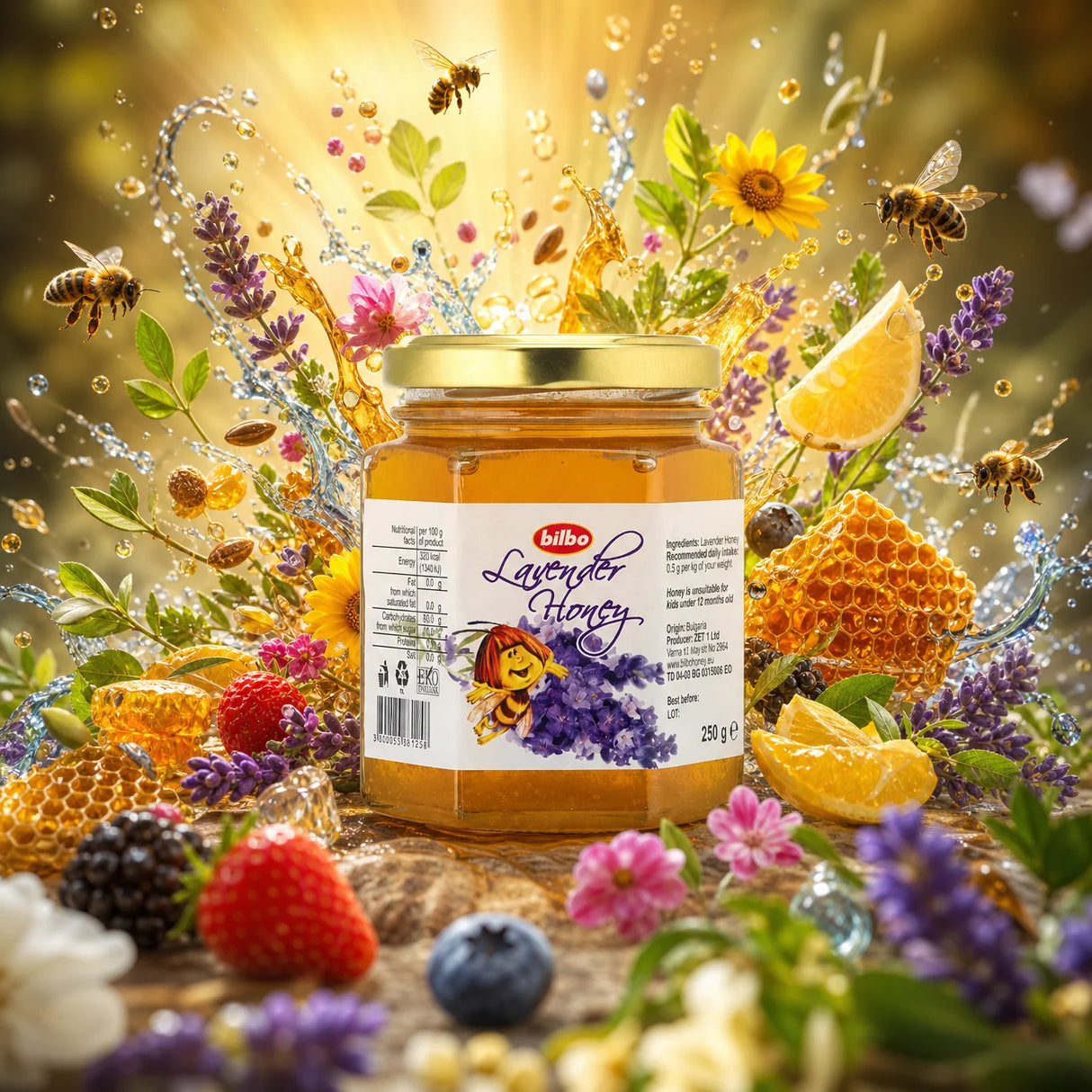 Bilbo sirovi kakao med • 250 g