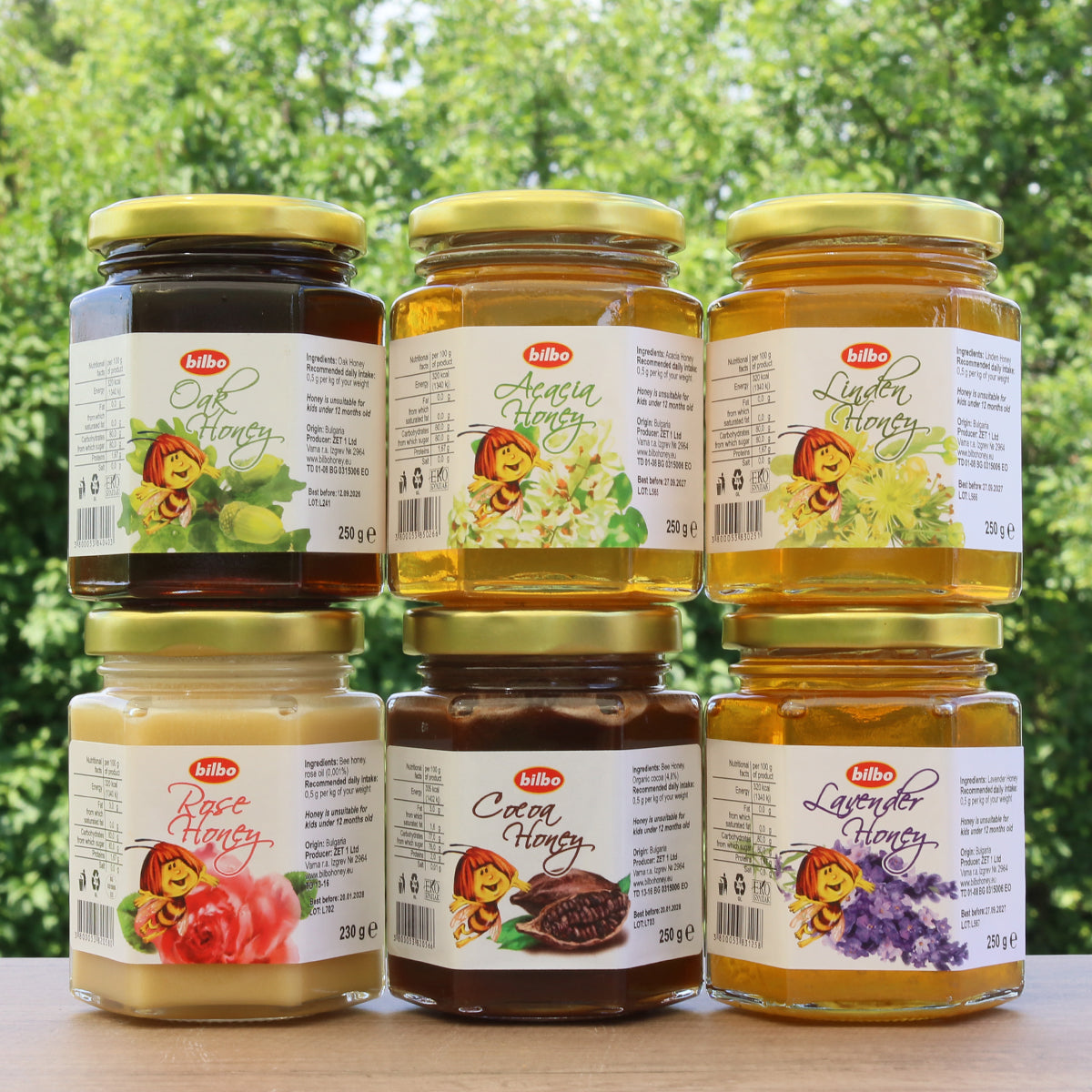 Miere crudă de acacia Bilbo • 250 g