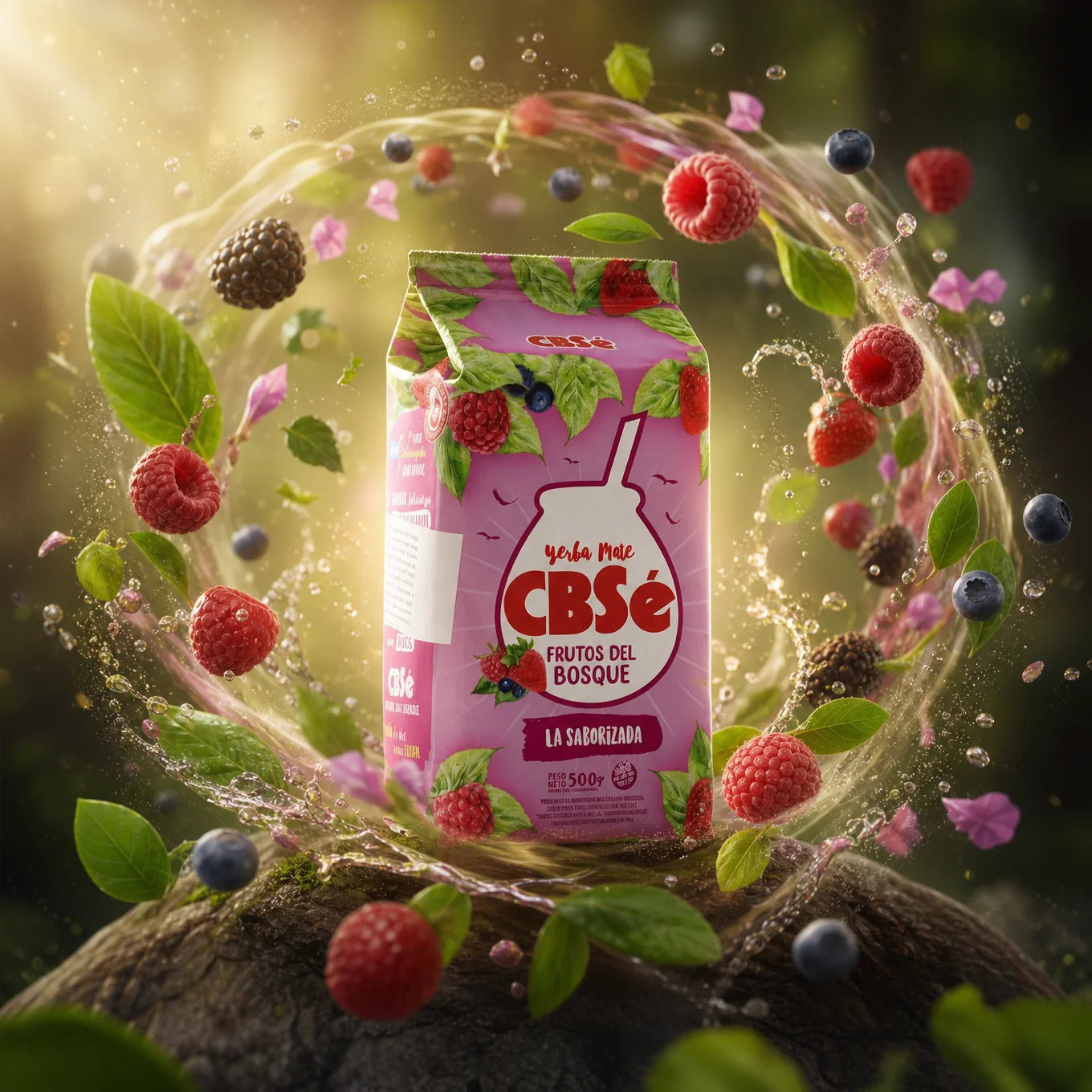 CBSé herbata yerba mate • Owoce leśne • 500 g