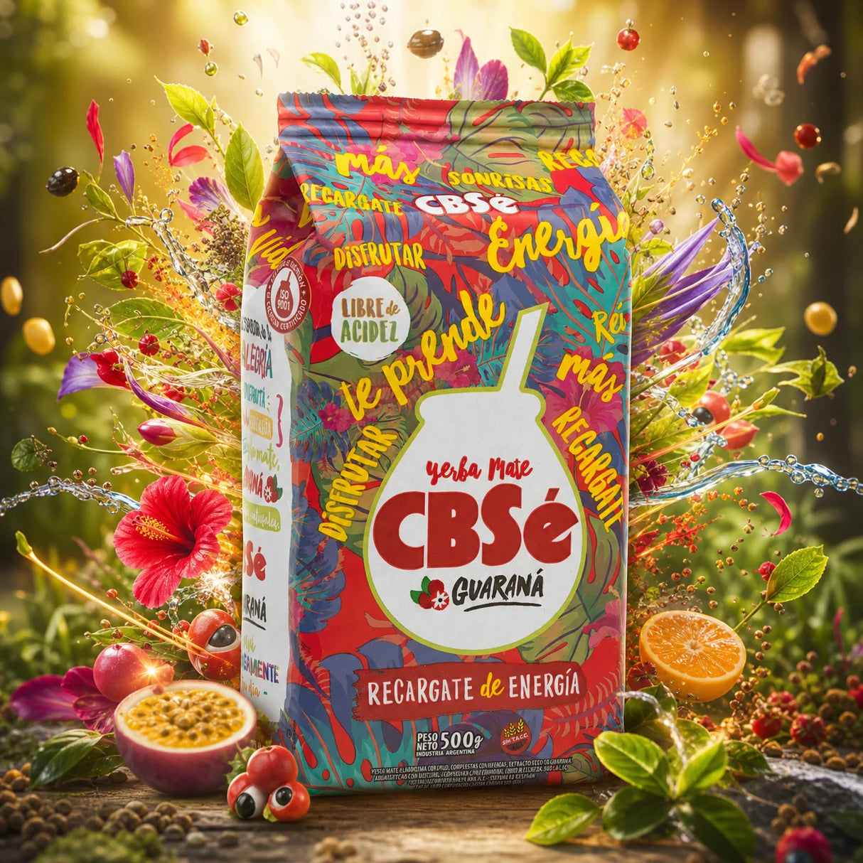 CBSé yerba maté tea • guaraná • 500 g