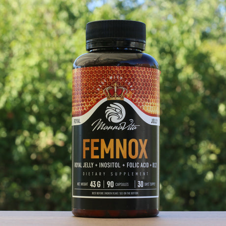 FEMNOX Mateří Kašička  + Inositol + Kyselina listová + B12 komplex • 90 kapslí