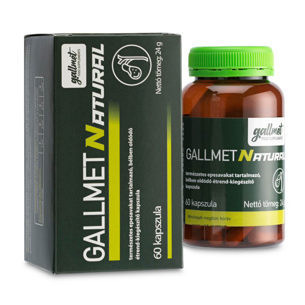 Gallmet N - Natural epesav kapszula • 60db