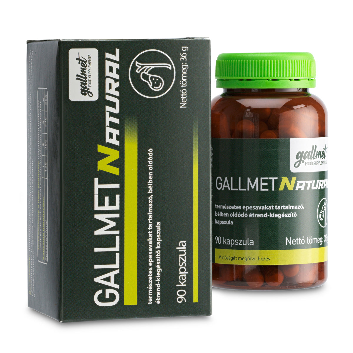 Gallmet N - Natural epesav kapszula • 90db
