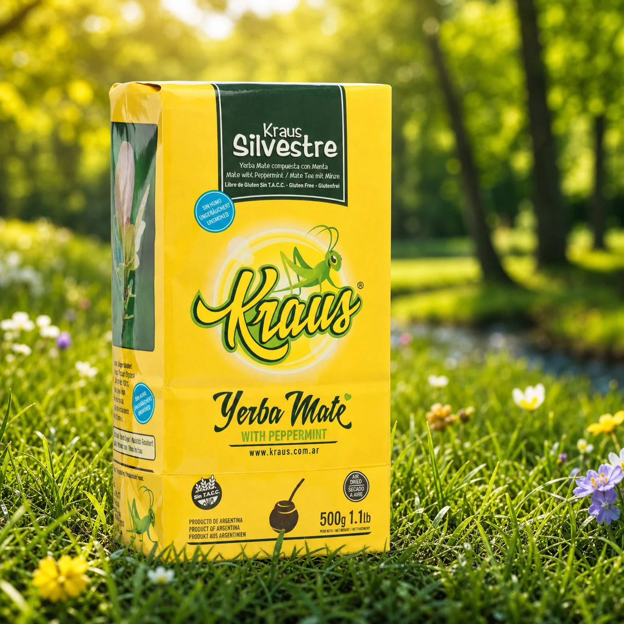 Kraus yerba mate • Gaucho, sin palo – bez patyczków • 500 g