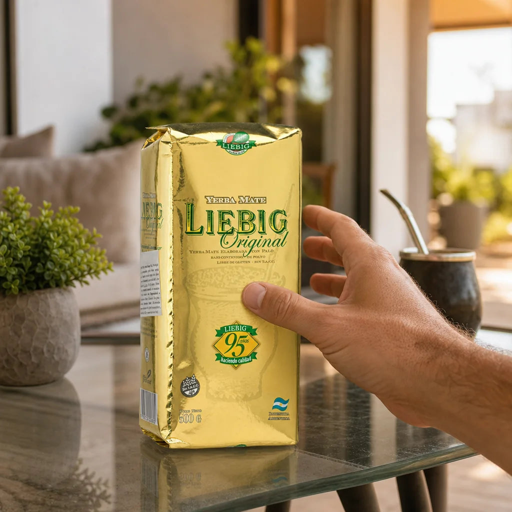 Liebig Original yerba mate tea • Elaborada con palo • 500 g