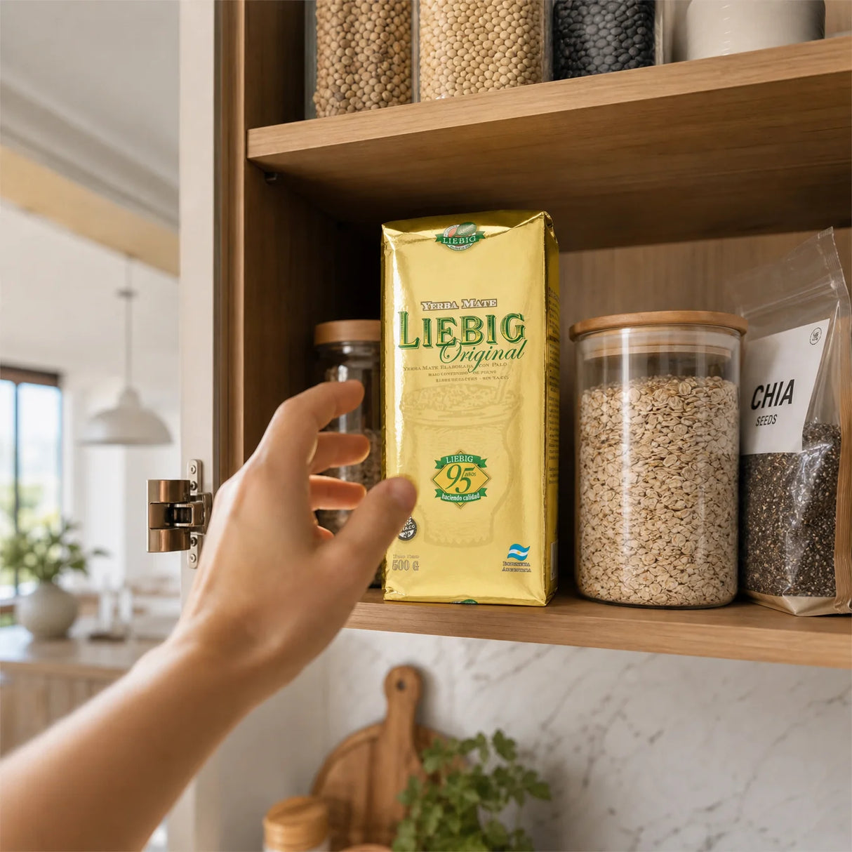 Liebig Original yerba mate tea • Elaborada con palo • 500 g